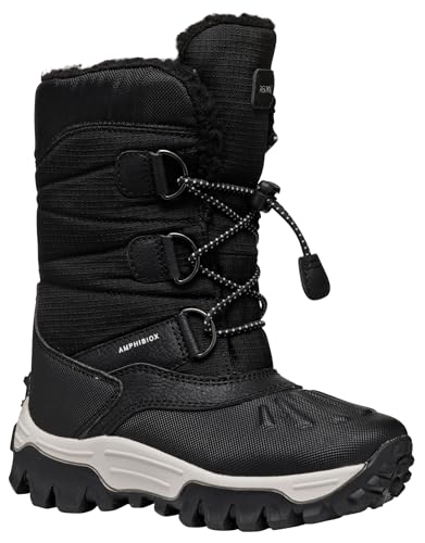 Geox J Himalaya Boy B ABX Snow Boot, Black, 37 EU von Geox