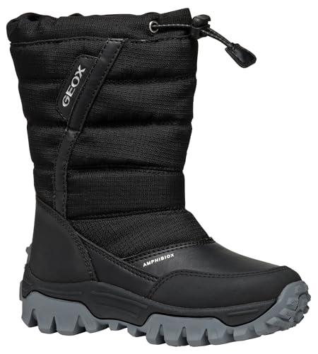 Geox J Himalaya Boy B ABX Snow Boot, Black, 39 EU von Geox