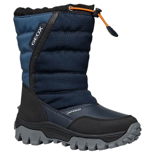 Geox J Himalaya Boy B ABX Snow Boot, Navy/LT Blue, 27 EU von Geox
