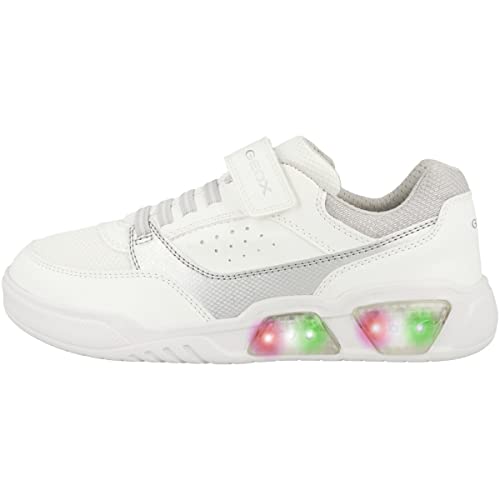 Geox J ILLUMINUS Boy Sneaker, White, 36 EU von Geox