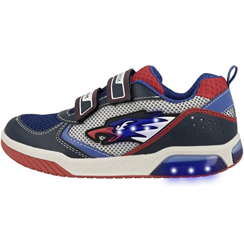 Geox Jungen J Inek Boy B Sneakers, Navy Royal, 32 EU von Geox