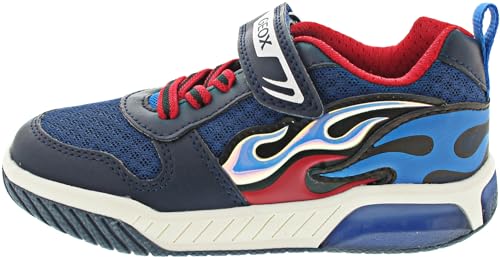 Geox J INEK Boy C Sneaker, Navy/LT Blue, 37 EU Geox J INEK Boy C Sneaker, Navy/LT Blue, 37 EU von Geox
