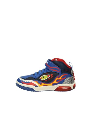 Geox J INEK Boy Sneaker, ROYAL/RED, 26 EU von Geox