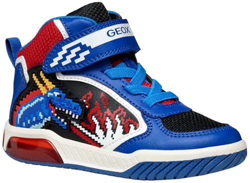 Geox J INEK Boy Sneaker, ROYAL/RED, 28 EU von Geox