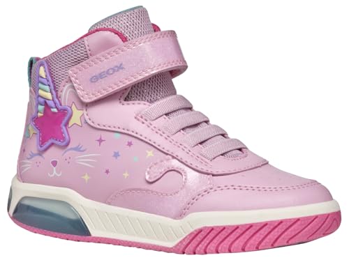 Geox J INEK Girl B Sneaker, PINK/Multicolor, 35 EU Geox J INEK Girl B Sneaker, PINK/Multicolor, 35 EU von Geox