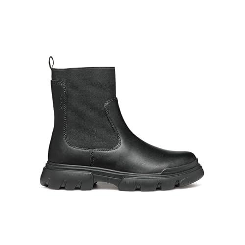 Geox J Junette Girl C Chelsea Boot, Black, 34 EU Geox J Junette Girl C Chelsea Boot, Black, 34 EU von Geox