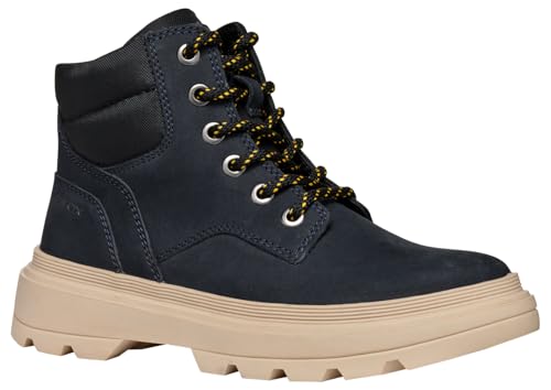 Geox J KIDDARTAH Boy A Ankle Boot, Navy/Black, 32 EU von Geox