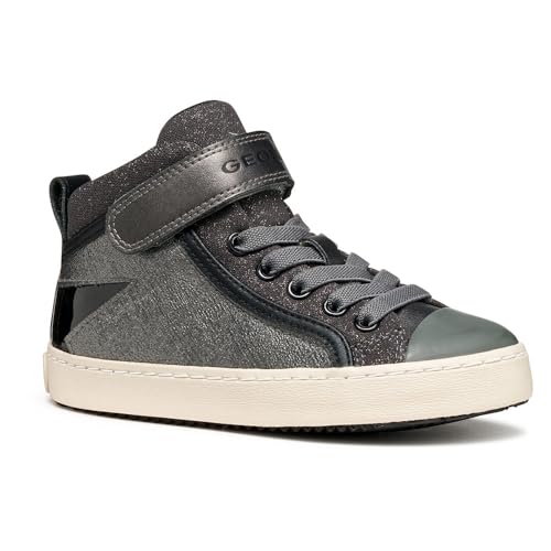 Geox J Kalispera Girl Sneaker, Graphite/Black, 26 EU Geox J Kalispera Girl Sneaker, Graphite/Black, 26 EU von Geox