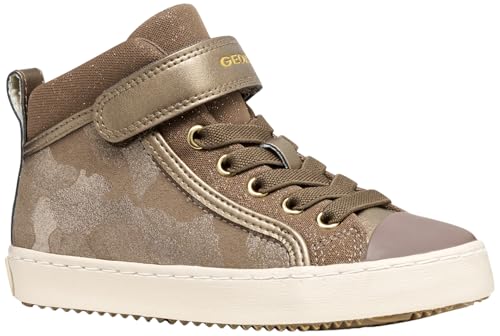 Geox J Kalispera Girl Sneaker, Smoke Grey/Platinum, 25 EU Geox J Kalispera Girl Sneaker, Smoke Grey/Platinum, 25 EU von Geox
