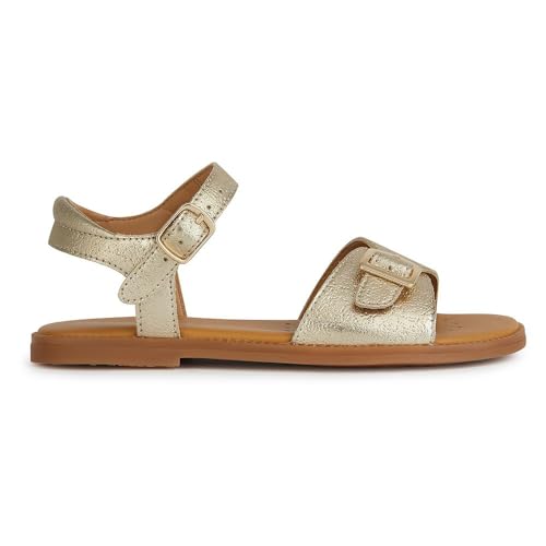 Geox J Karly Girl Sandal, Platinum, 35 EU von Geox