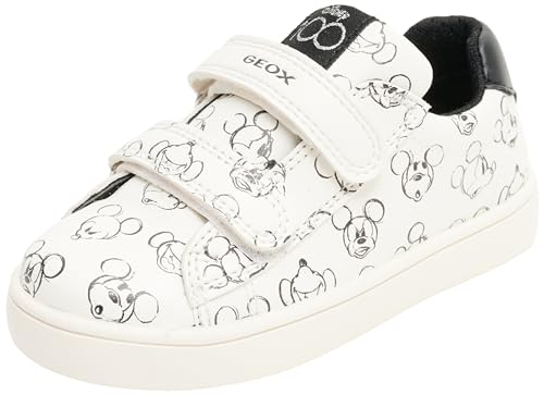 Geox J Kathe Girl G Sneaker, White/Black, 35 EU Geox J Kathe Girl G Sneaker, White/Black, 35 EU von Geox