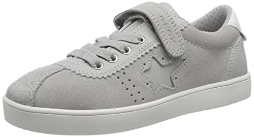 Geox J Kathe Girl Sneaker, LT Grey, 29 EU von Geox