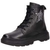 Geox J Kiddartah Schnür Boots Mädchen schwarz von Geox