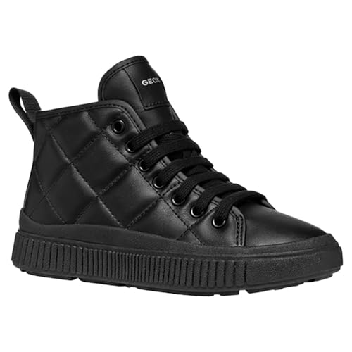 Geox Mädchen J Laquinny Girl B Sneaker, Schwarz, 32 EU von Geox