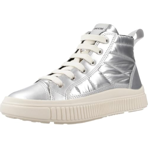 Geox Mädchen J Laquinny Girl C Sneaker, Silber, 32 EU Geox Mädchen J Laquinny Girl C Sneaker, Silber, 32 EU von Geox