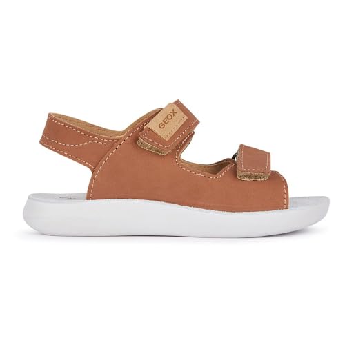 Geox Jungen J Lightfloppy Sandal, Tobacco, 34 EU von Geox