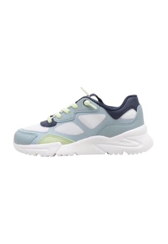 Geox J Loftus Boy E Sneaker, White/Sage, 36 EU Geox J Loftus Boy E Sneaker, White/Sage, 36 EU von Geox
