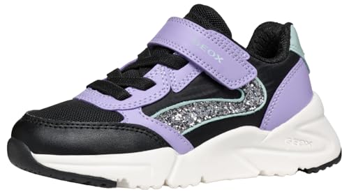Geox Mädchen J Loftus Girl Sneaker, Schwarz, 26 EU von Geox