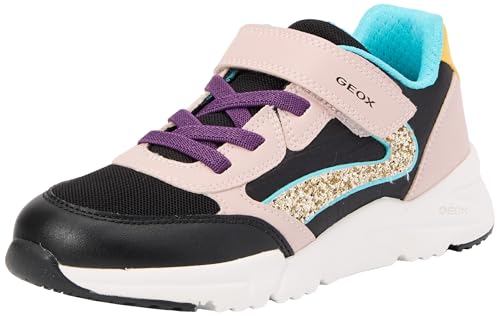 Geox Mädchen J Loftus Girl Sneaker, Schwarz, 31 EU Geox Mädchen J Loftus Girl Sneaker, Schwarz, 31 EU von Geox