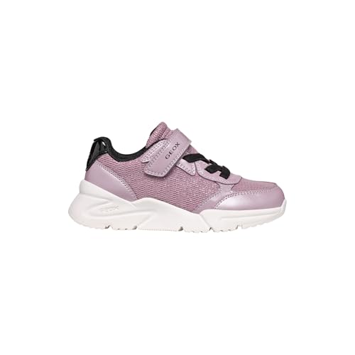 Geox J Loftus Girl C Sneaker, Dark Rose/Black, 38 EU Geox J Loftus Girl C Sneaker, Dark Rose/Black, 38 EU von Geox