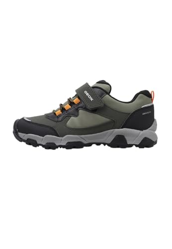 Geox J MAGNETAR Boy B ABX Sneaker, grün, 39 EU von Geox