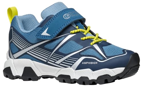 Geox J MAGNETAR Boy B ABX Sneaker, Navy/Avio, 34 EU von Geox