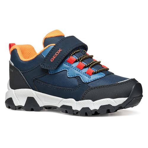 Geox J MAGNETAR Boy B ABX Sneaker, Navy/Avio, 39 EU von Geox