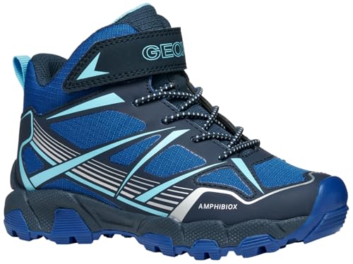 Geox J MAGNETAR Boy B ABX Sneaker, Navy/ROYAL, 25 EU von Geox