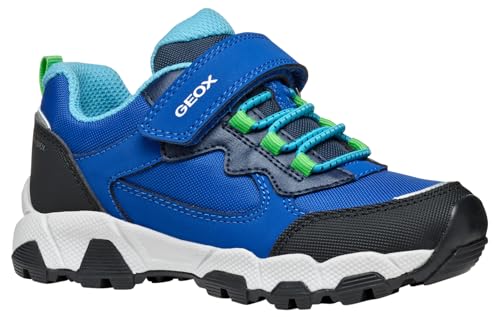 Geox J MAGNETAR Boy B ABX Sneaker, Royal/Sky, 27 EU von Geox