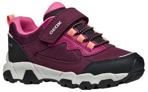 Geox J MAGNETAR G. B ABX Sneaker, Bordeaux, 36 EU von Geox