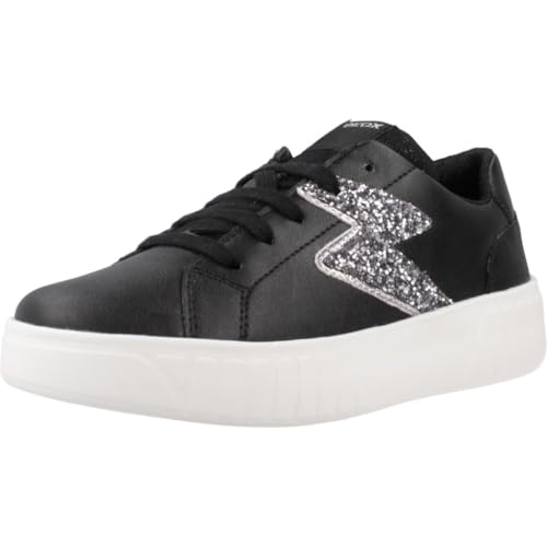 Geox Mädchen J Mikiroshi Girl Sneaker, Schwarz, 38 EU von Geox
