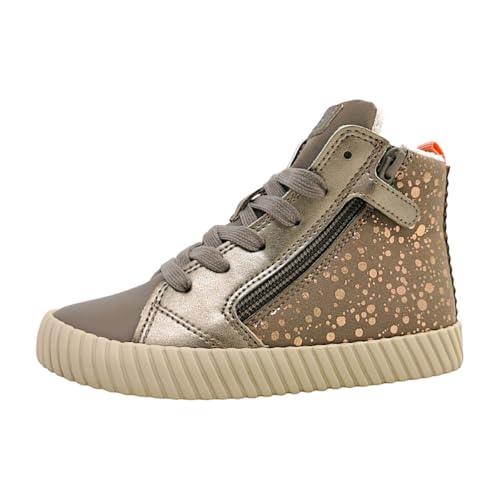 Geox J MIRROLESS Girl A Sneaker, beige, 32 EU von Geox