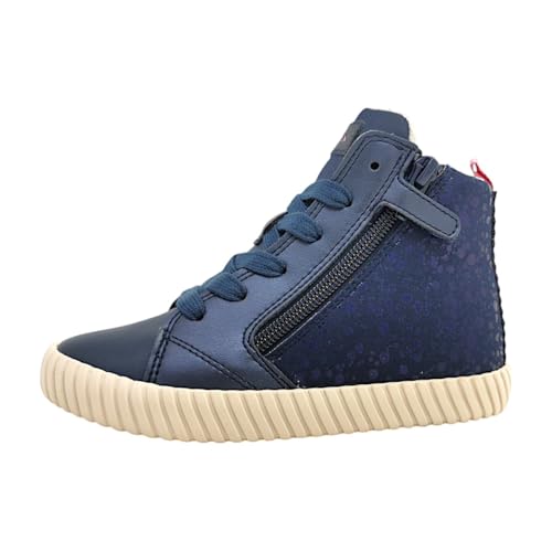 Geox Mädchen J Mirroless Girl Sneaker, Blau, 39 EU von Geox