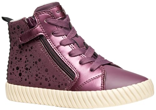 Geox J MIRROLESS Girl Sneaker, Prune, 39 EU von Geox