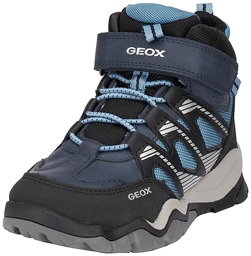 Geox J MONTRACK Boy B ABX Sneaker, Navy/LT AVIO, 28 EU von Geox