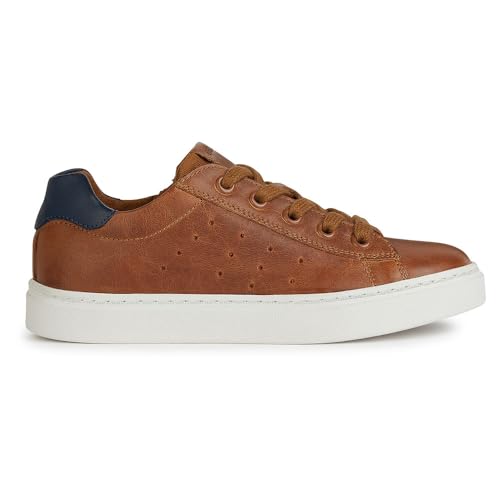 Geox J NASHIK Boy A Sneaker, Cognac/Navy, 37 EU Geox J NASHIK Boy A Sneaker, Cognac/Navy, 37 EU von Geox