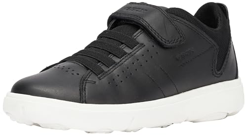 Geox J NEBCUP Boy B Sneaker, Black/White, 39 EU von Geox
