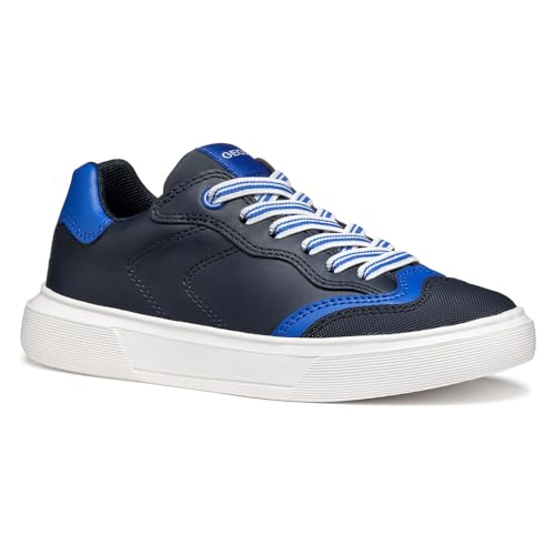 Geox J NETTUNO Boy A Sneaker, Navy/Royal, 30 EU von Geox