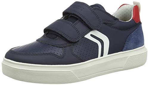 Geox Jungen J Nettuno Boy C Sneakers, Navy Red, 27 EU von Geox