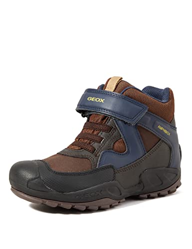 Geox Jungen J New Savage Boy B A Schuhe, Brown Navy, 38 EU von Geox