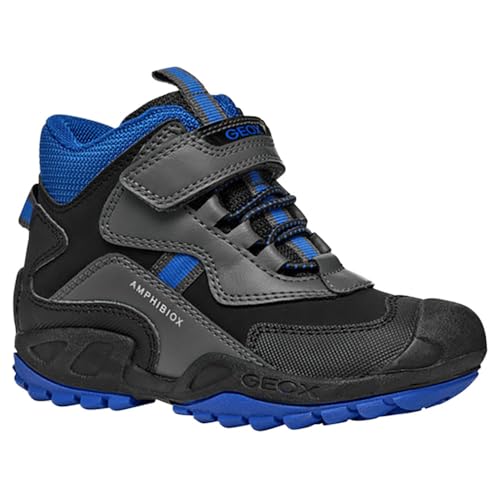 Geox Jungen J New Savage Boy B Sneaker, Grau, 24 EU Geox Jungen J New Savage Boy B Sneaker, Grau, 24 EU von Geox