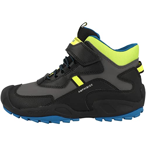 Geox Jungen J New Savage Boy B A Schuhe,25 EU,Black Fluo Yellow von Geox