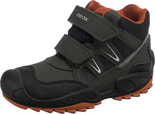 Geox Jungen J New Savage Boy B A Schuhe,28 EU,Military Dk Orange von Geox