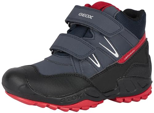 Geox J New Savage Boy B A Sneaker, Navy/RED, 25 EU Geox J New Savage Boy B A Sneaker, Navy/RED, 25 EU von Geox