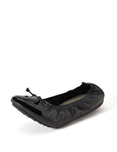 Geox Mädchen J Piuma Bal.f Geschlossene Ballerinas, Schwarz, 31 EU von Geox