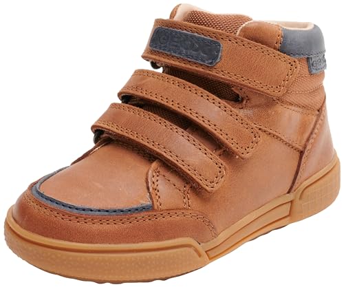 Geox J POSEIDO Boy B Sneaker, Cognac/Blue, 35 EU Geox J POSEIDO Boy B Sneaker, Cognac/Blue, 35 EU von Geox