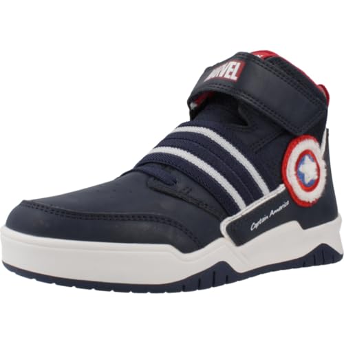 Geox J Perth Boy D Sneaker, Navy/RED, 29 EU von Geox