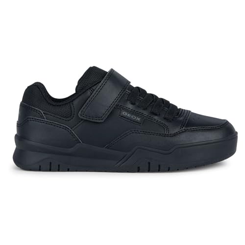 Geox J Perth Boy E Sneaker, Black, 40 EU Geox J Perth Boy E Sneaker, Black, 40 EU von Geox
