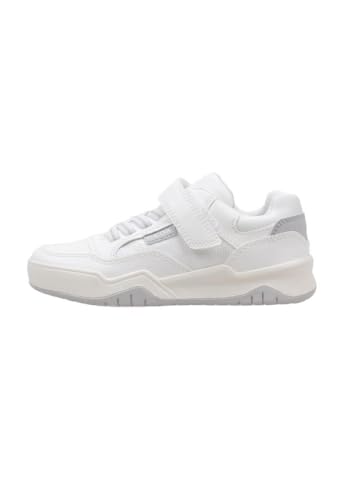 Geox J Perth Boy E Sneaker, White/LT Grey, 35 EU von Geox