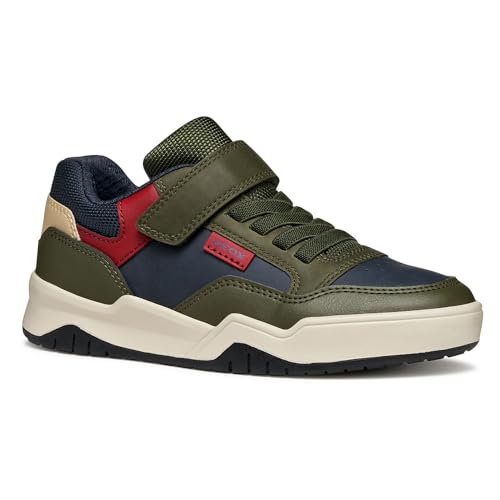 Geox J Perth Boy Sneaker, Military/Navy, 36 EU Geox J Perth Boy Sneaker, Military/Navy, 36 EU von Geox